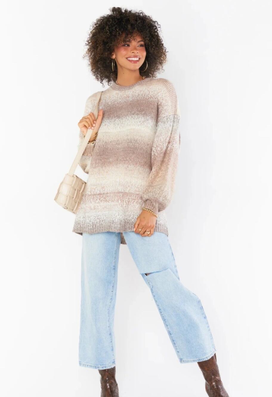 Show Me Your Mumu Timothy Tunic Oversized Sweater Size Medium